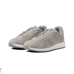 Eileen Fisher | Haste Casual Low Sneakers Beige Suede Lace Up Shoes | 7